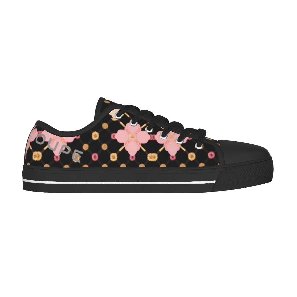 AC KAMI OUPE All-Over Print Women's Low-cut Canvas Shoes