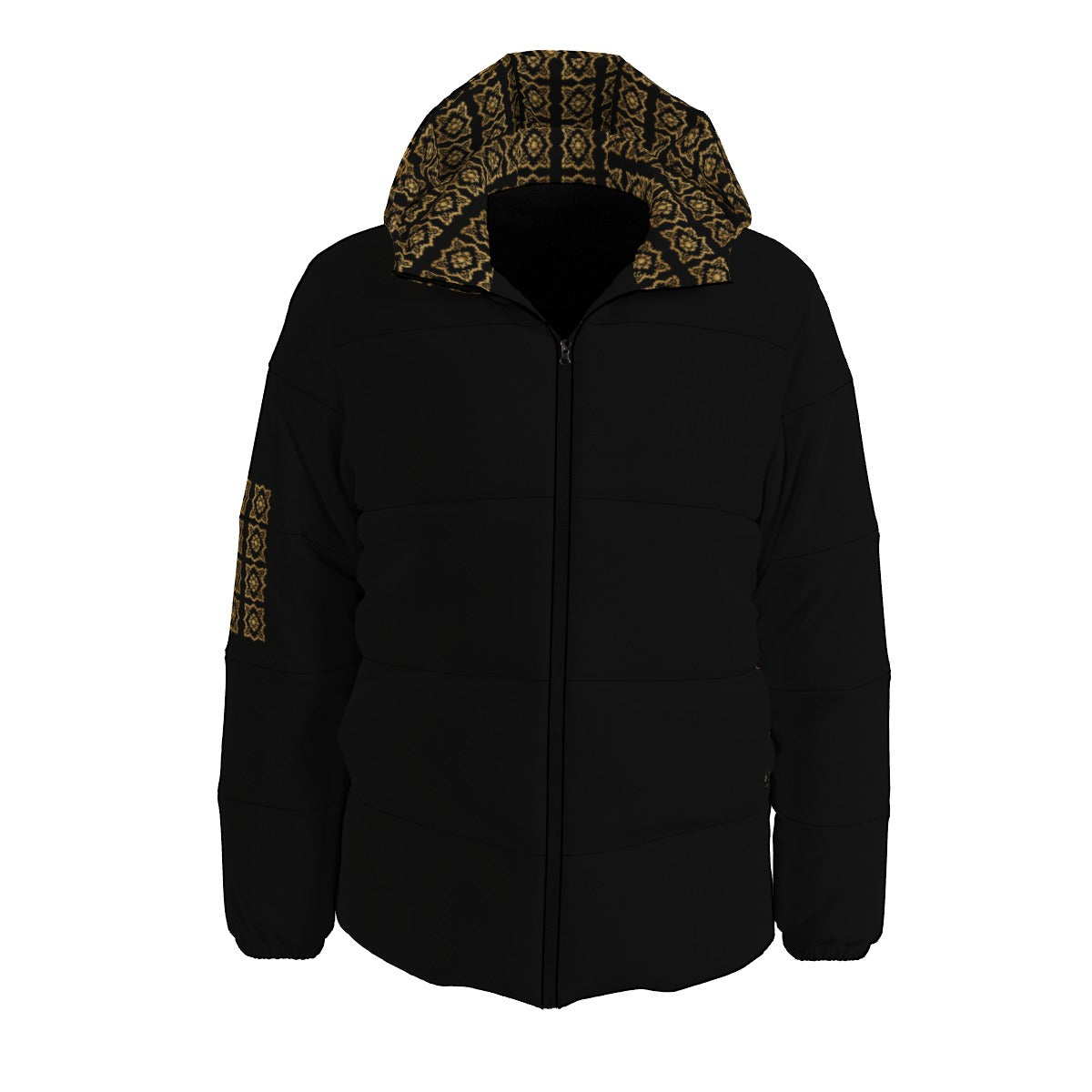 AC BAROQUE Hood "OUPE" Branded Unisex Down Jacket