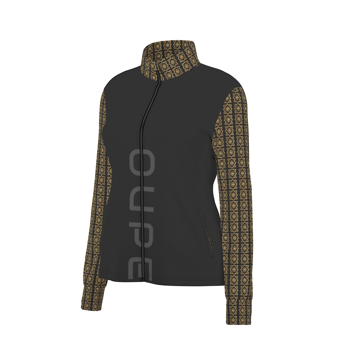 AC BAROQUE "OUPE" All-Over Print Women's Long Sleeve Thumbhole Jacket