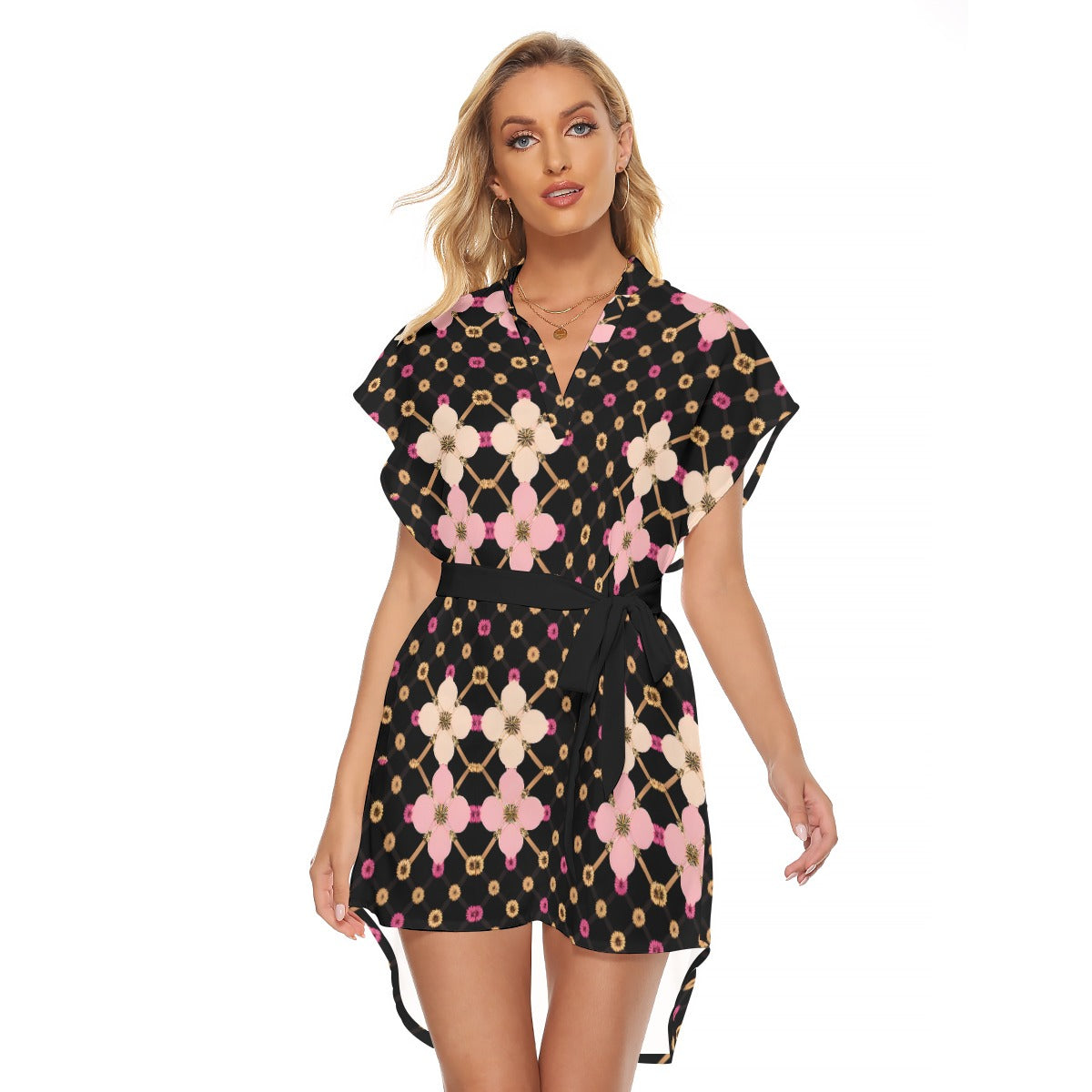AC KAMI Women's Dress With Belt