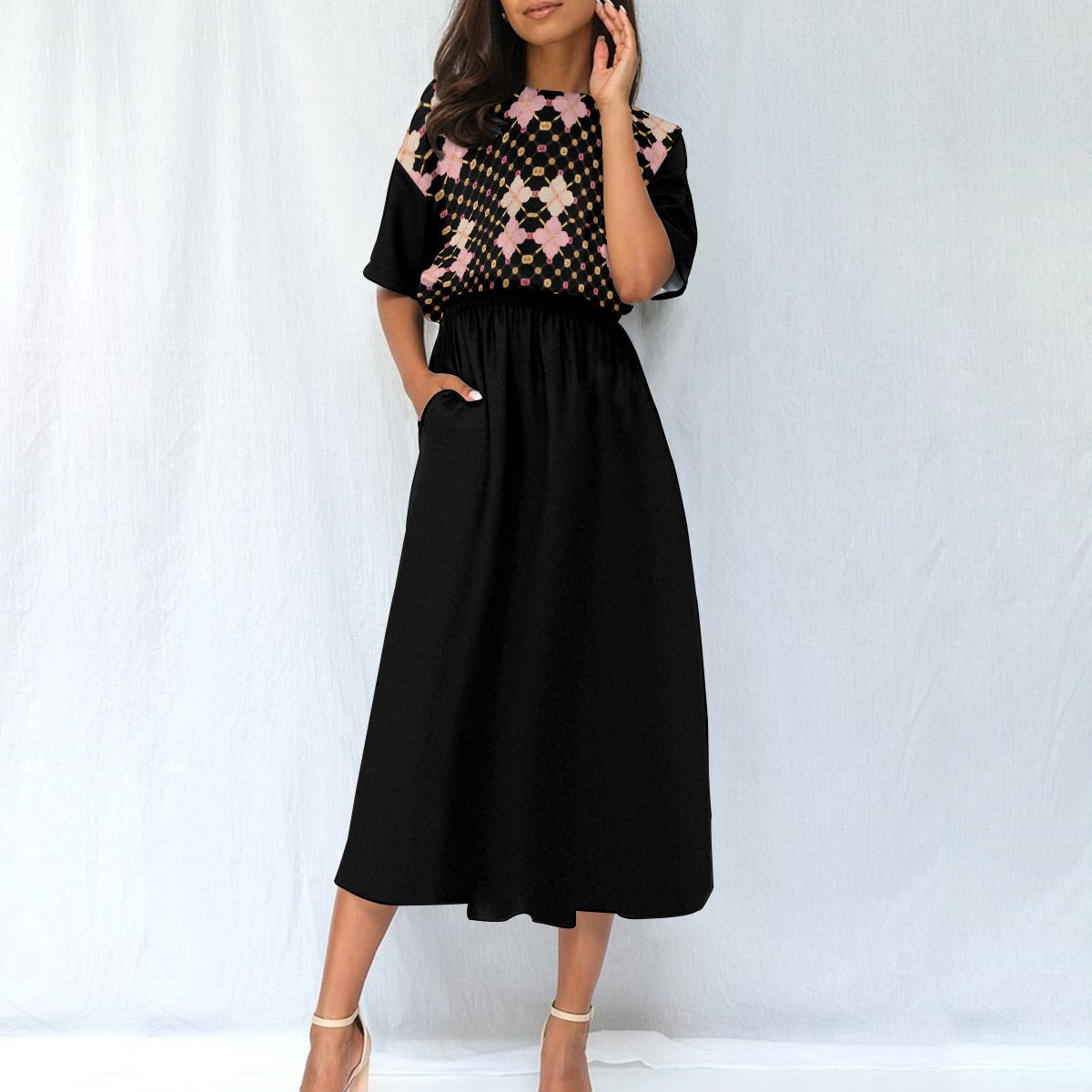 AC KAMI II Women's Elastic Waist Dress