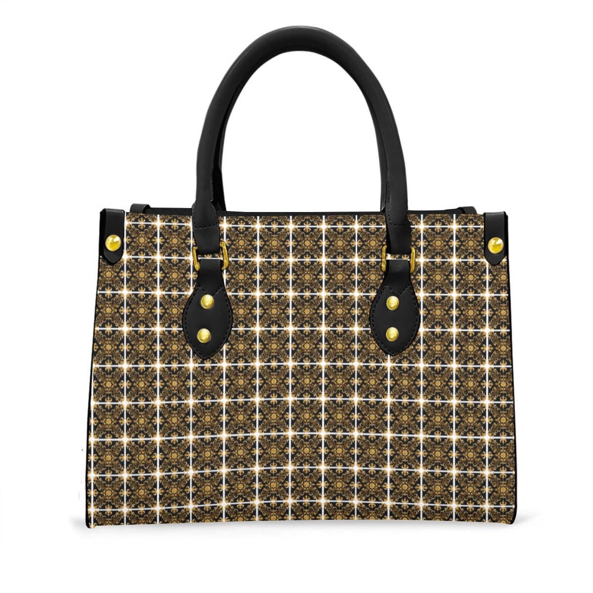 Women's (Duchess) Tote Bag With Black Handle AC BAROQUE