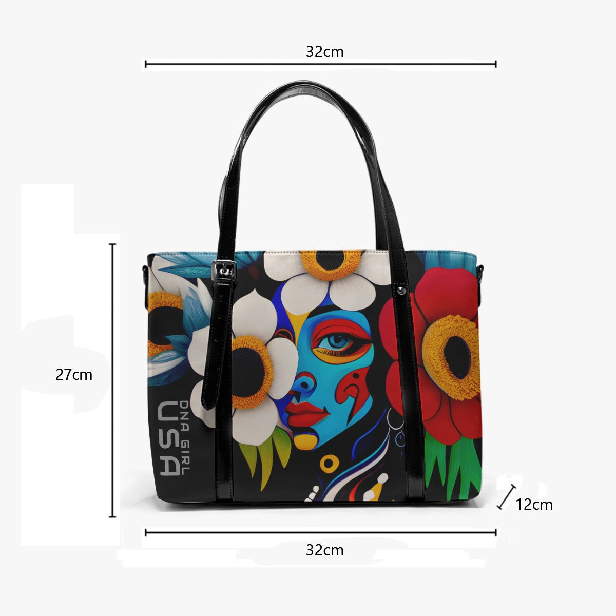 DNA GIRL USA Women's Tote Adjustable Handle