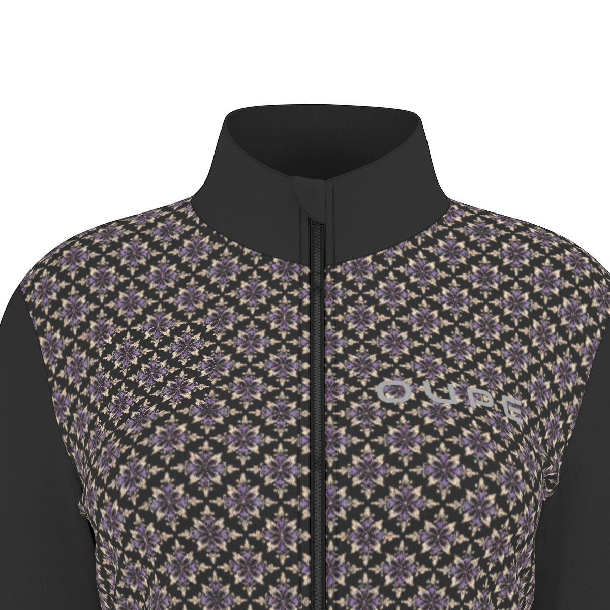 OUPE All-Over Print Women's Long Sleeve Thumbhole Jacket