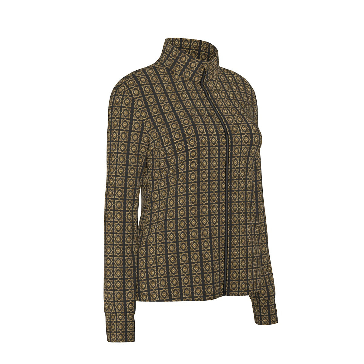 AC BAROQUE All-Over Print Women's Long Sleeve Thumbhole Jacket