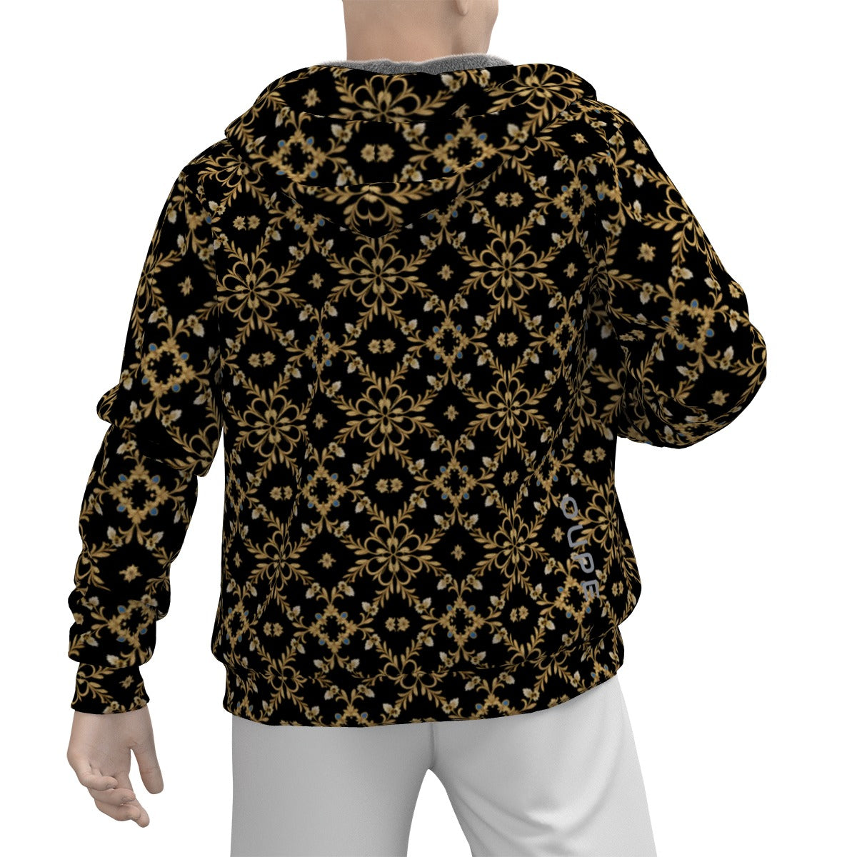 OUPE BAROQUE Men's SHERPA ZIP HOODIE