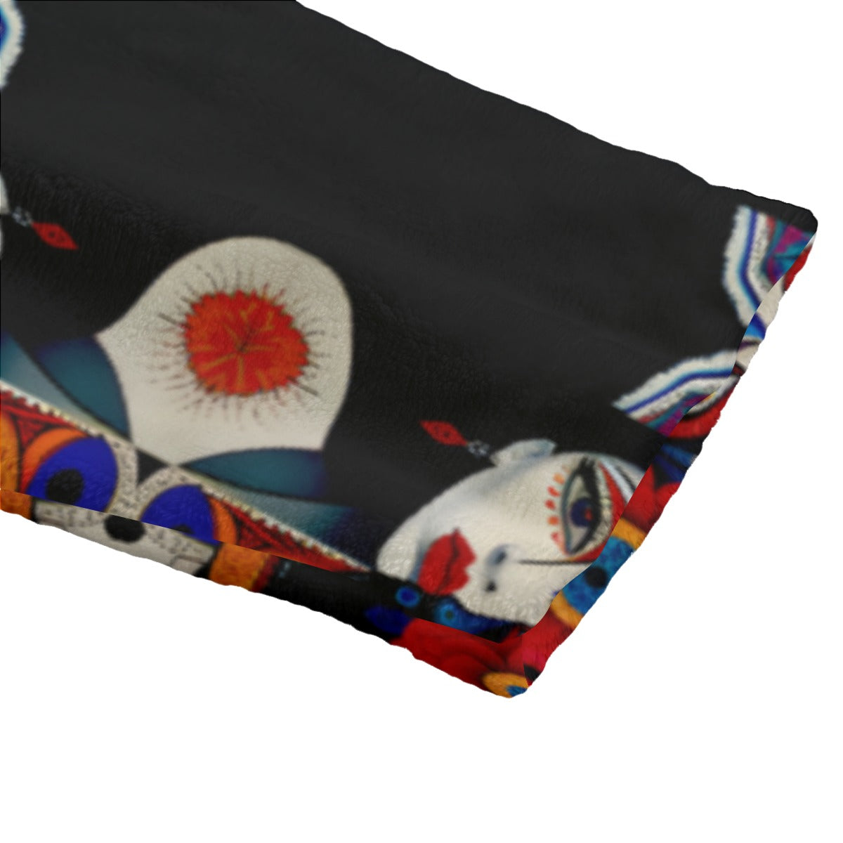 DNA GIRL All-Over Print Unisex Flannel Hooded bathrobe (DIRECT)