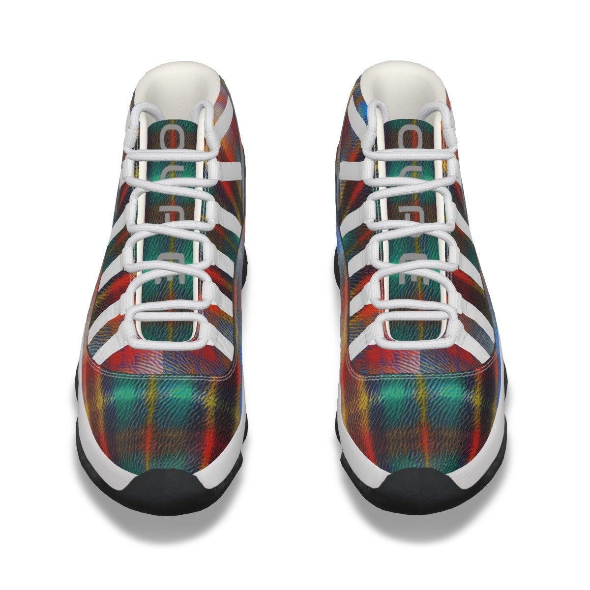 OUPE TARTAN BASKETBALL SHOES