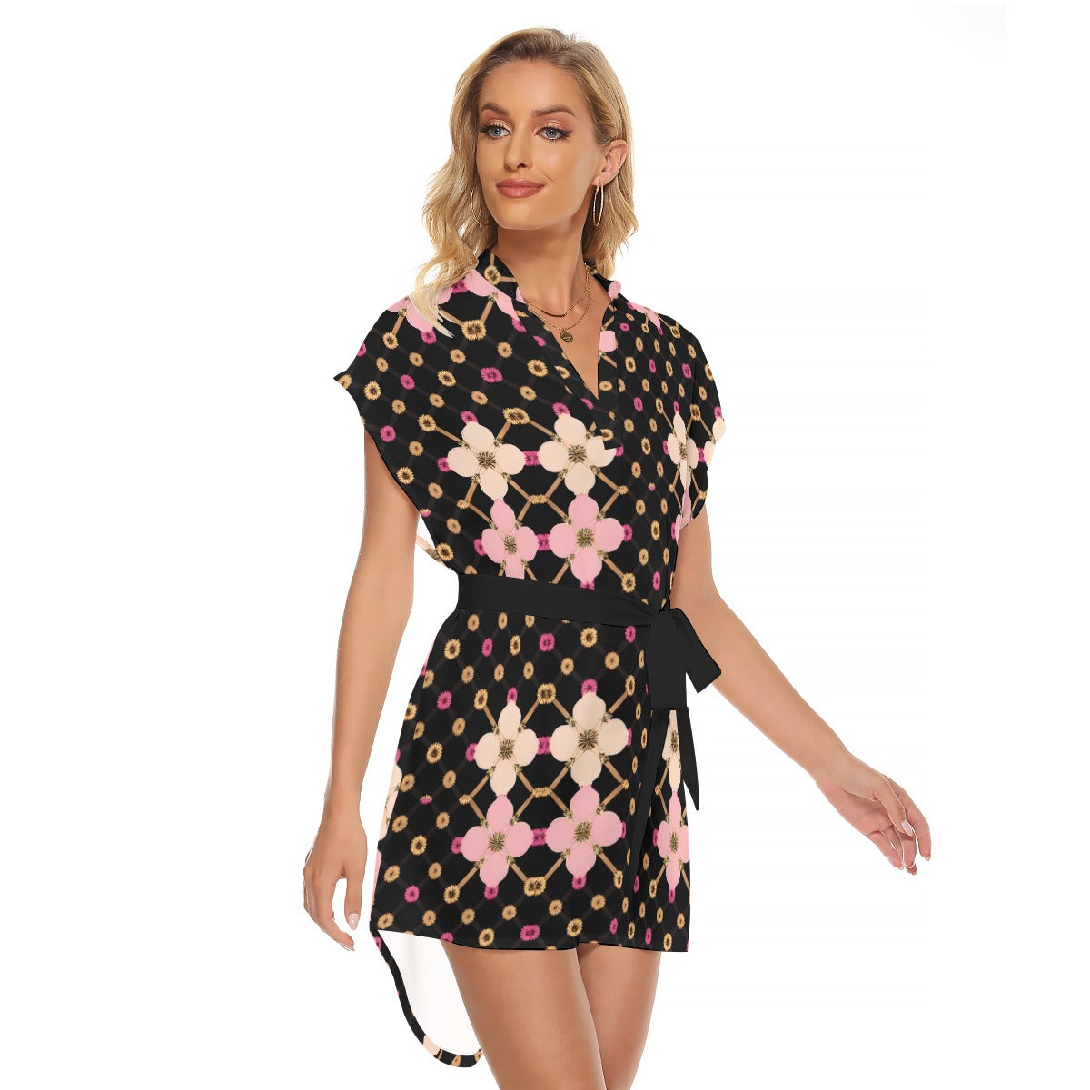 AC KAMI Women's Dress With Belt