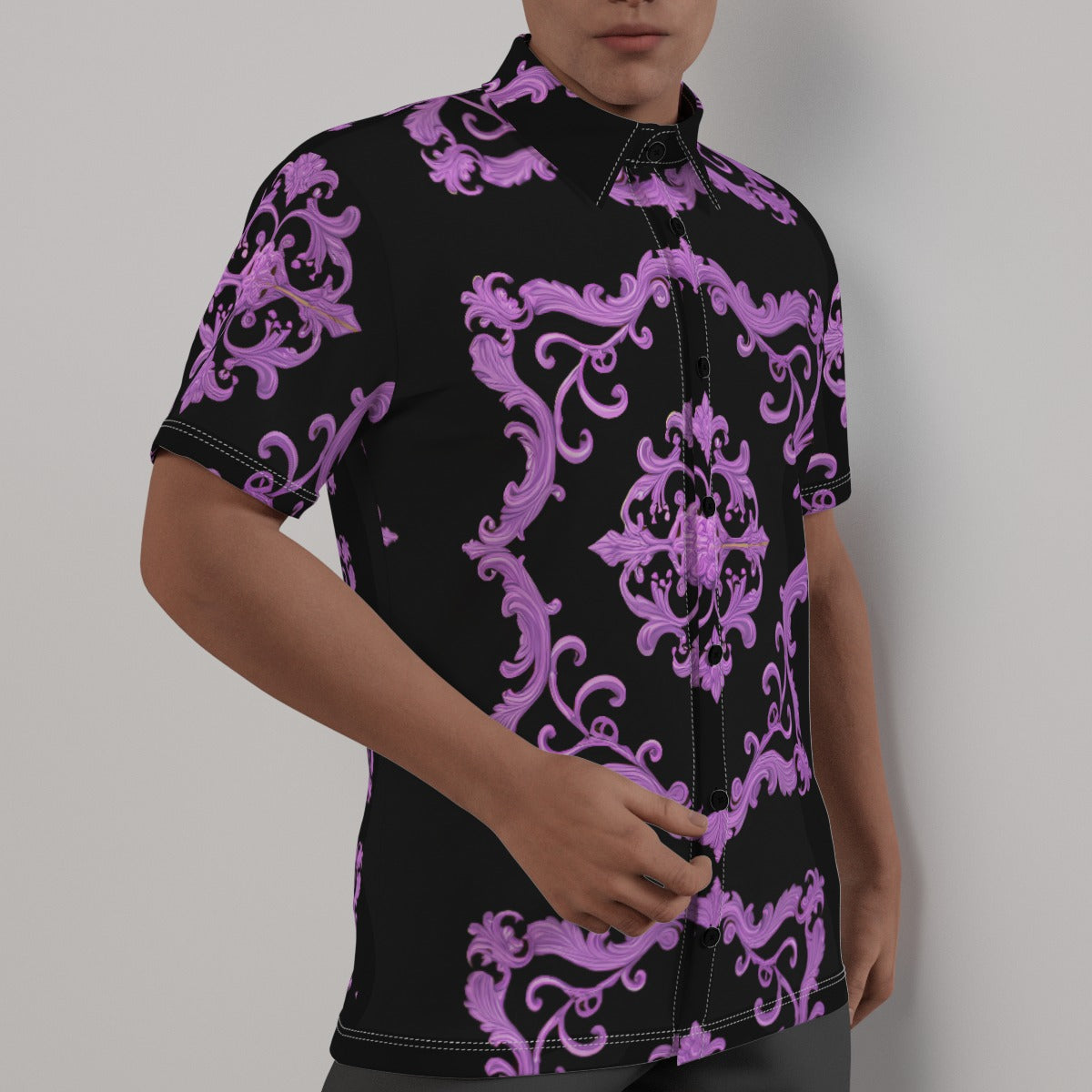 AC BAROQUE All-Over Print Men's Shirt