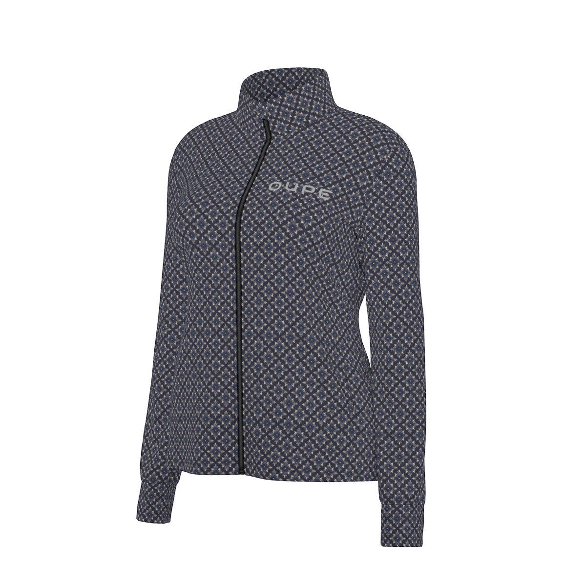 OUPE All-Over Print Women's Long Sleeve Thumbhole Jacket