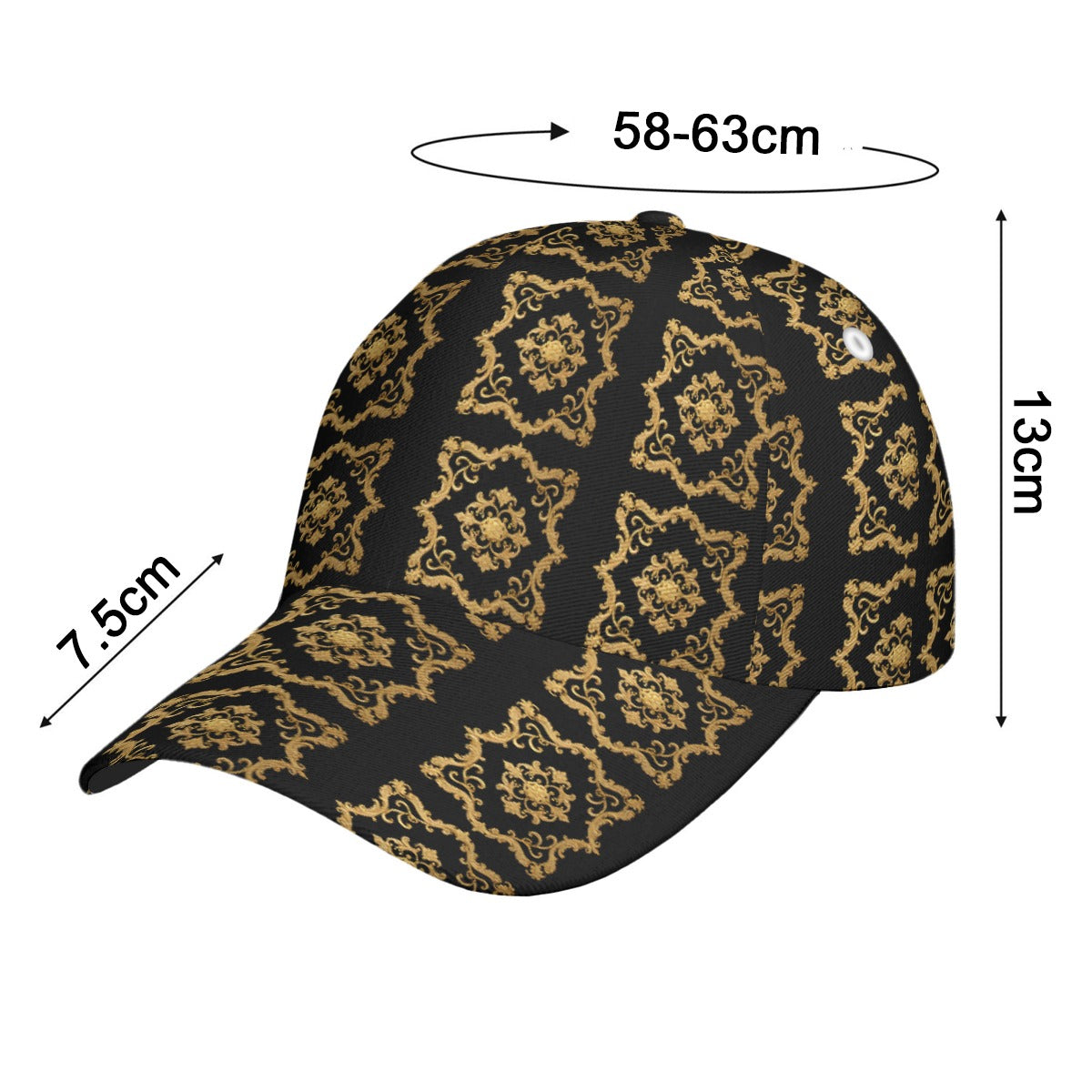 AC BAROQUE All-Over Print Peaked Cap