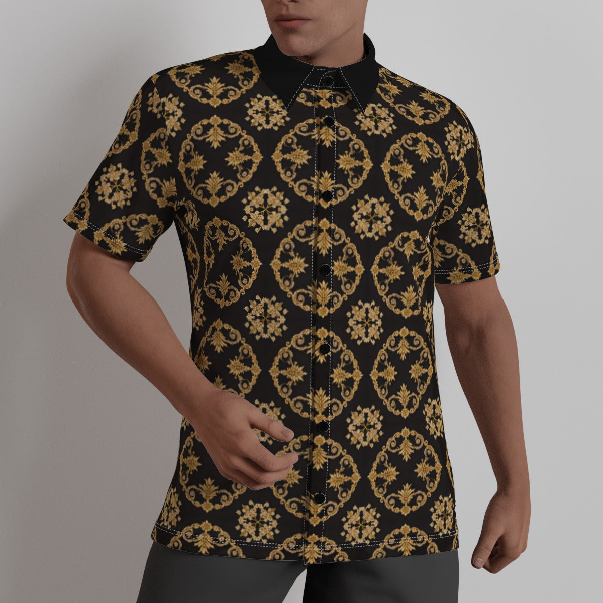 AC BAROQUE All-Over Print Men's Shirt