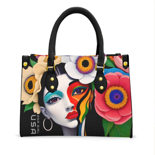 DNA GIRL USA Women's Tote Black Handle