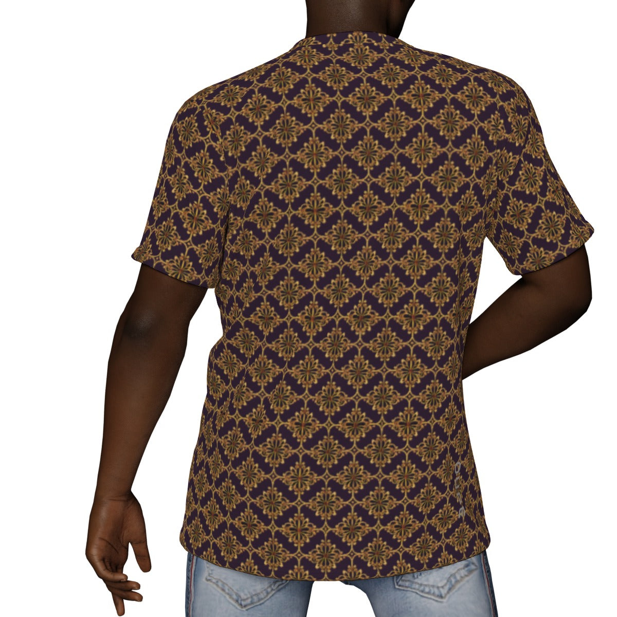 OUPE BAROQUE Men's V NECK T- SHIRT