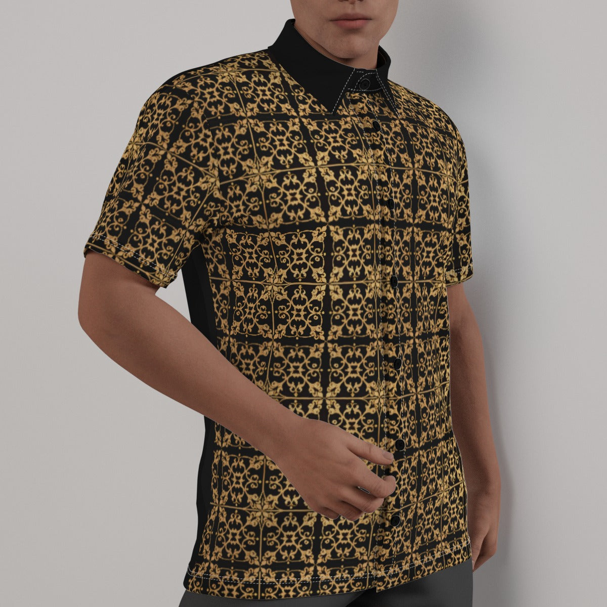 AC BAROQUE All-Over Print Men's Shirt