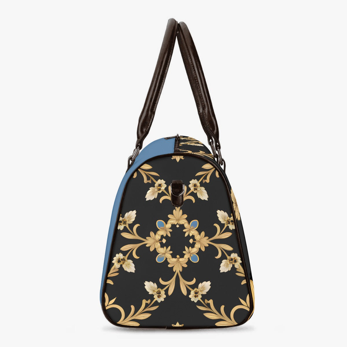 AC BAROQUE "OUPE" Designer Overnight Duffle Bag (Baby blue)