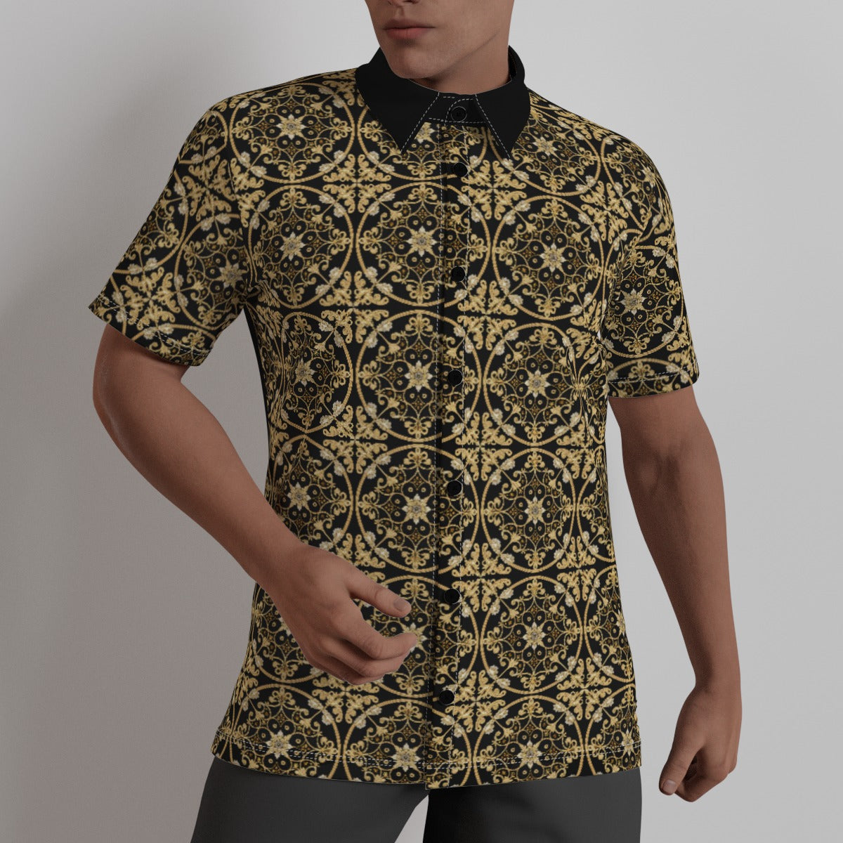 AC BAROQUE All-Over Print Men's Shirt