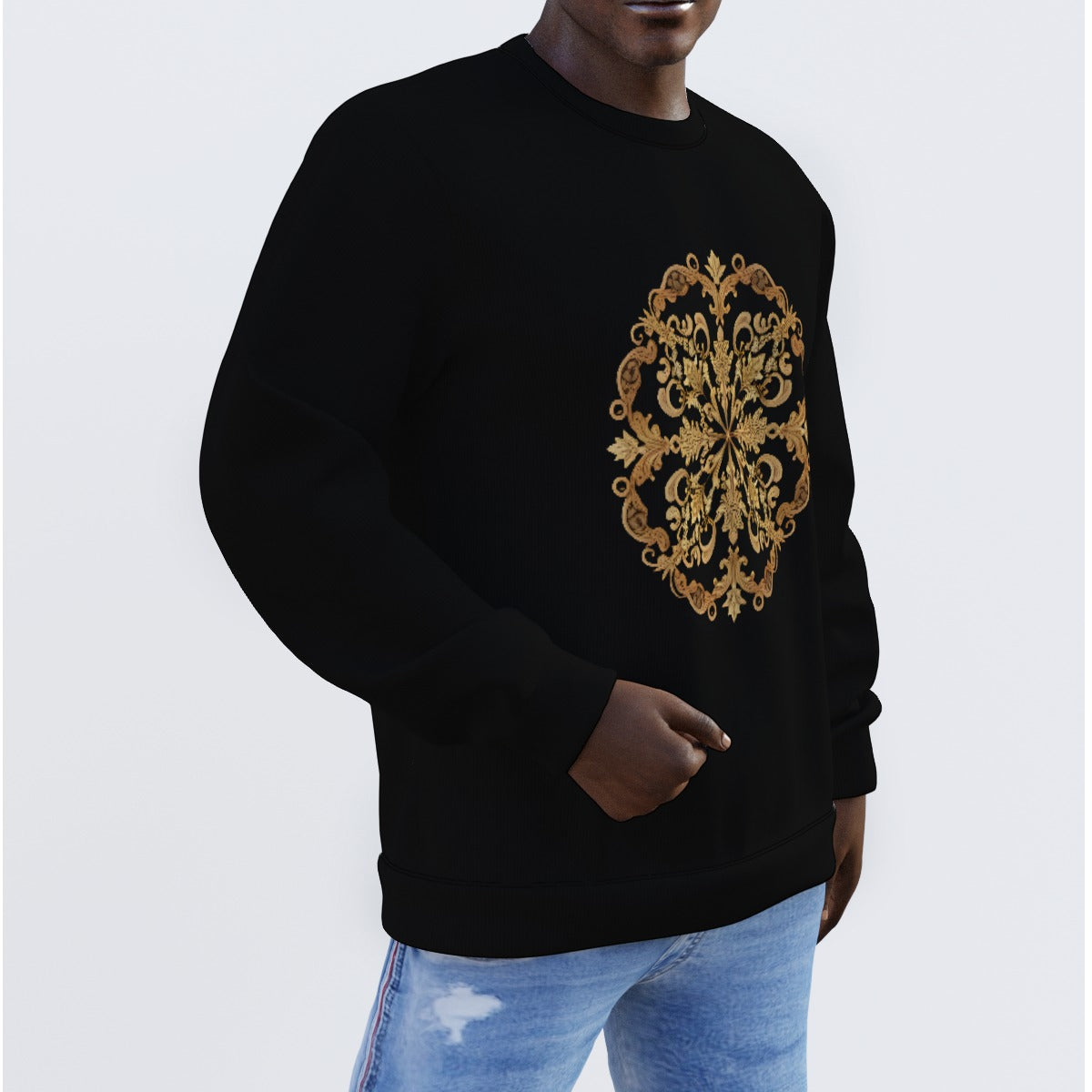 AC BAROQUE OUPE All-Over Print Men's Sweater