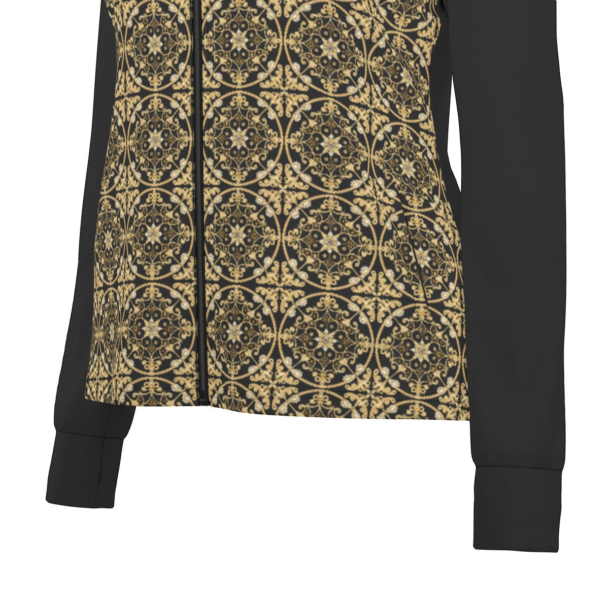 OUPE All-Over Print Women's Long Sleeve Thumbhole Jacket