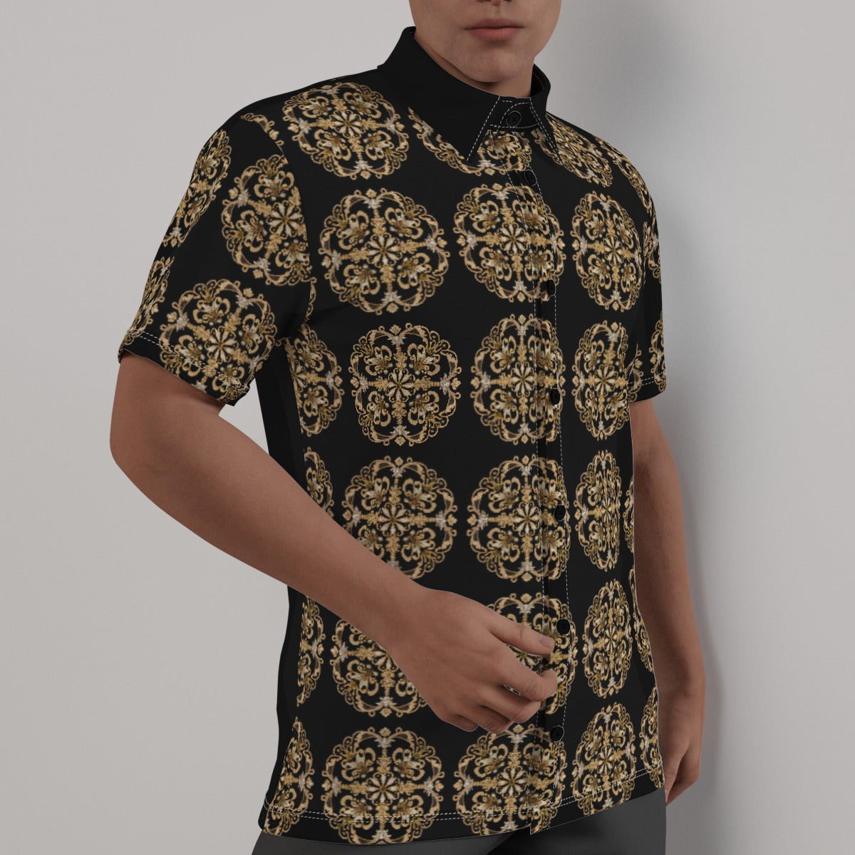 AC BAROQUE All-Over Print Men's Shirt