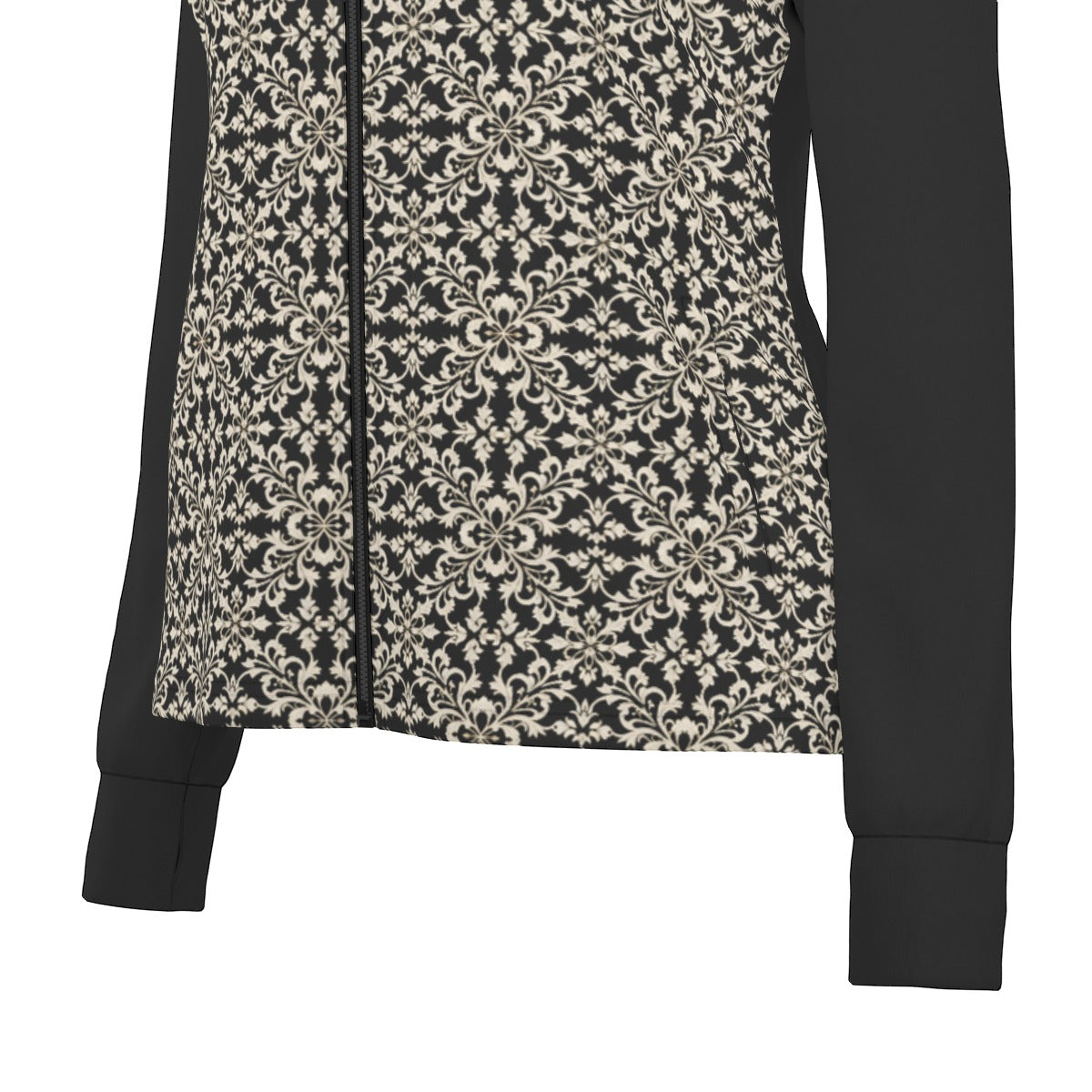 OUPE All-Over Print Women's Long Sleeve Thumbhole Jacket