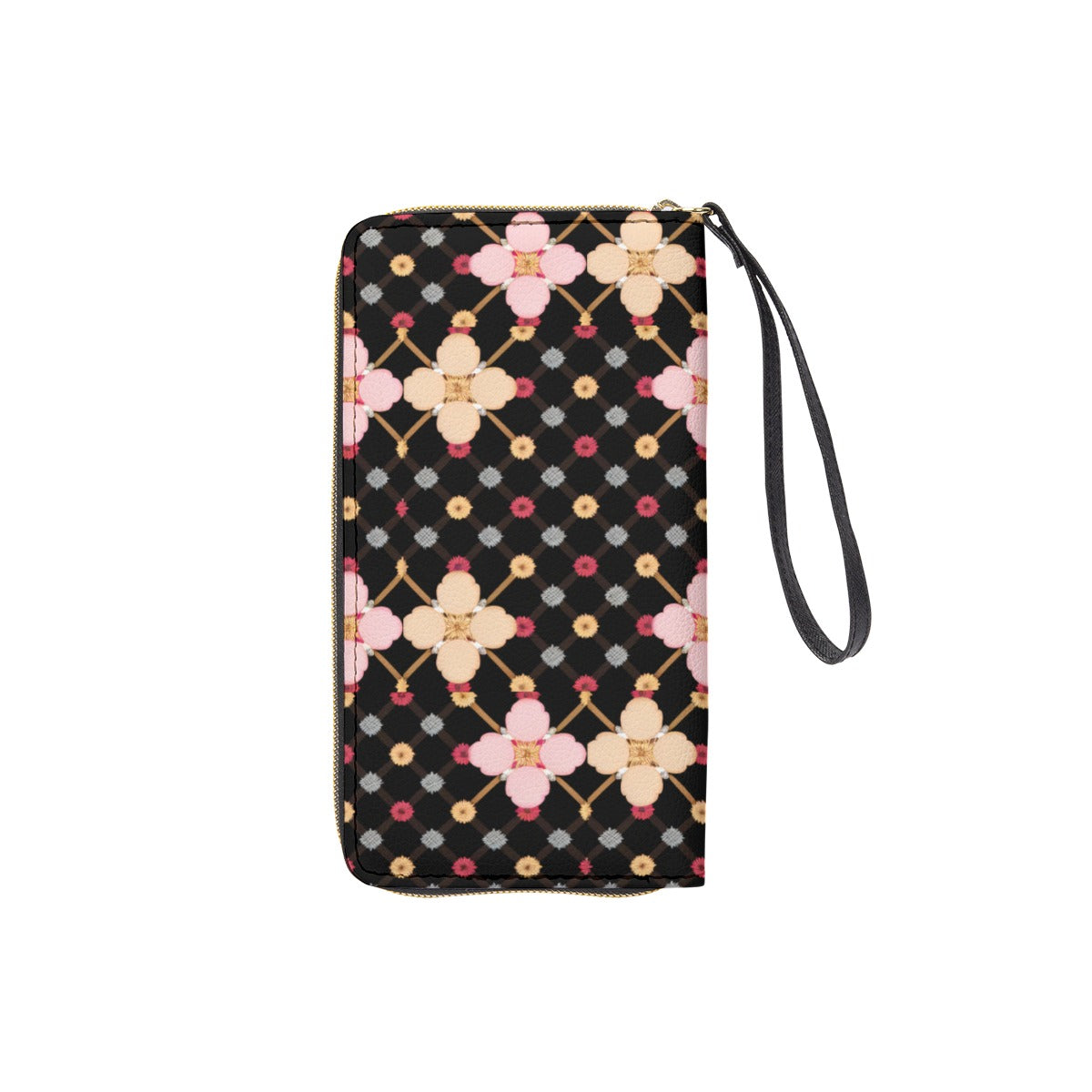 AC KAMI OUPE Long Wallet With Black Hand Strap