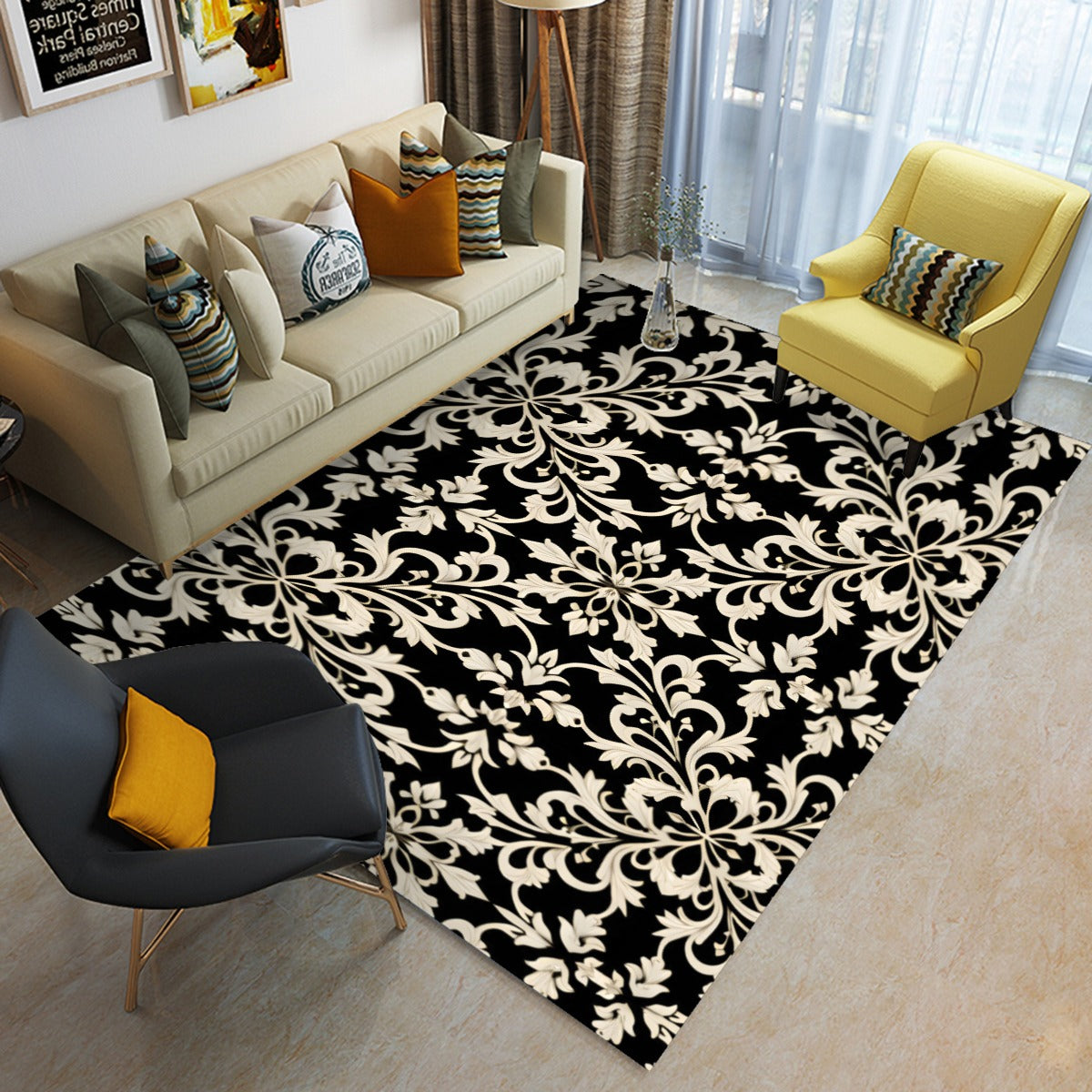 AC BAROQUE Foldable Rectangular Floor Mat