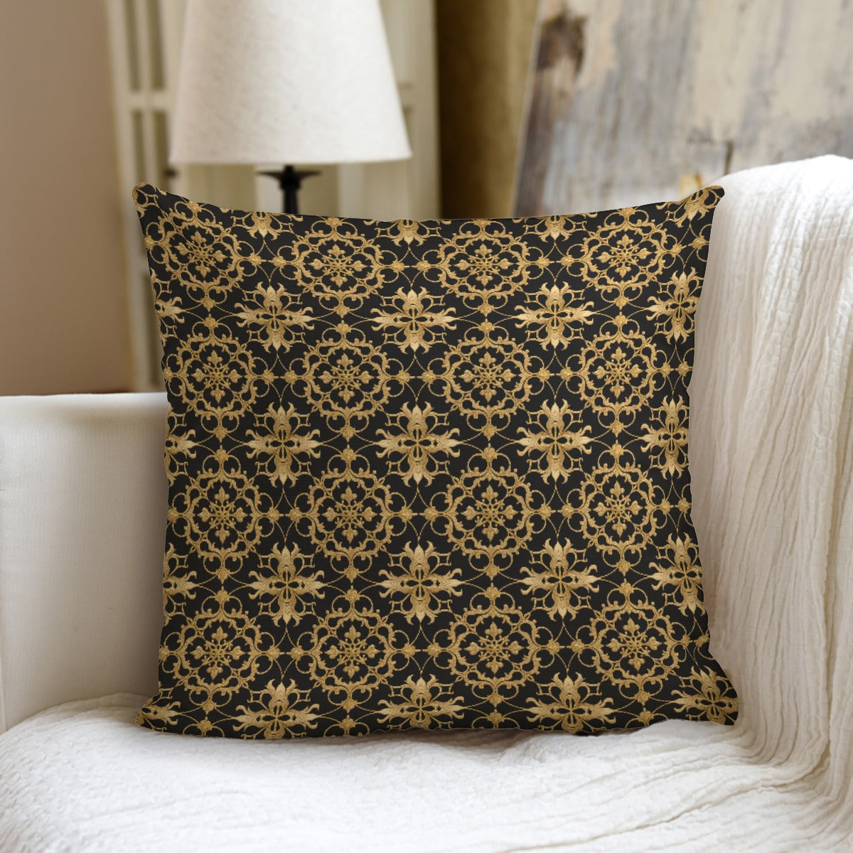 AC BAROQUE (Countess) All-Over Print couch pillow with pillow Inserts