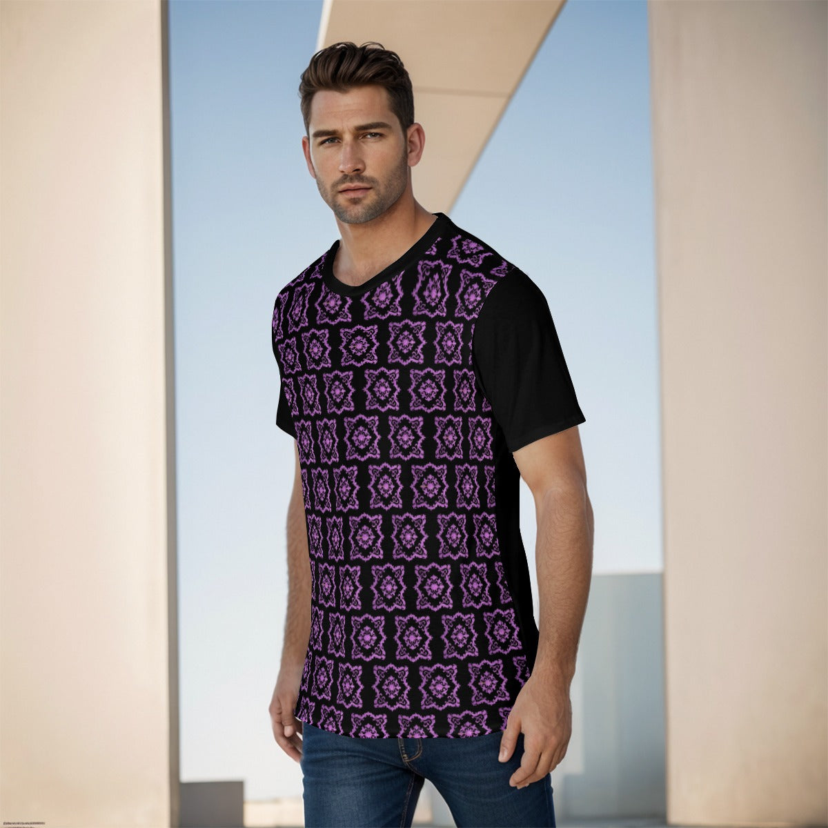AC BAROQUE All-Over Print Men's O-Neck T-Shirt