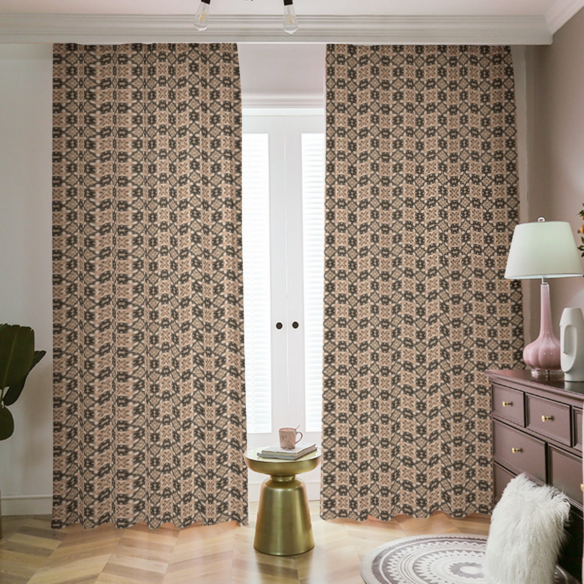 AC BAROQUE Blackout Curtains with Hooks | 265(gsm)