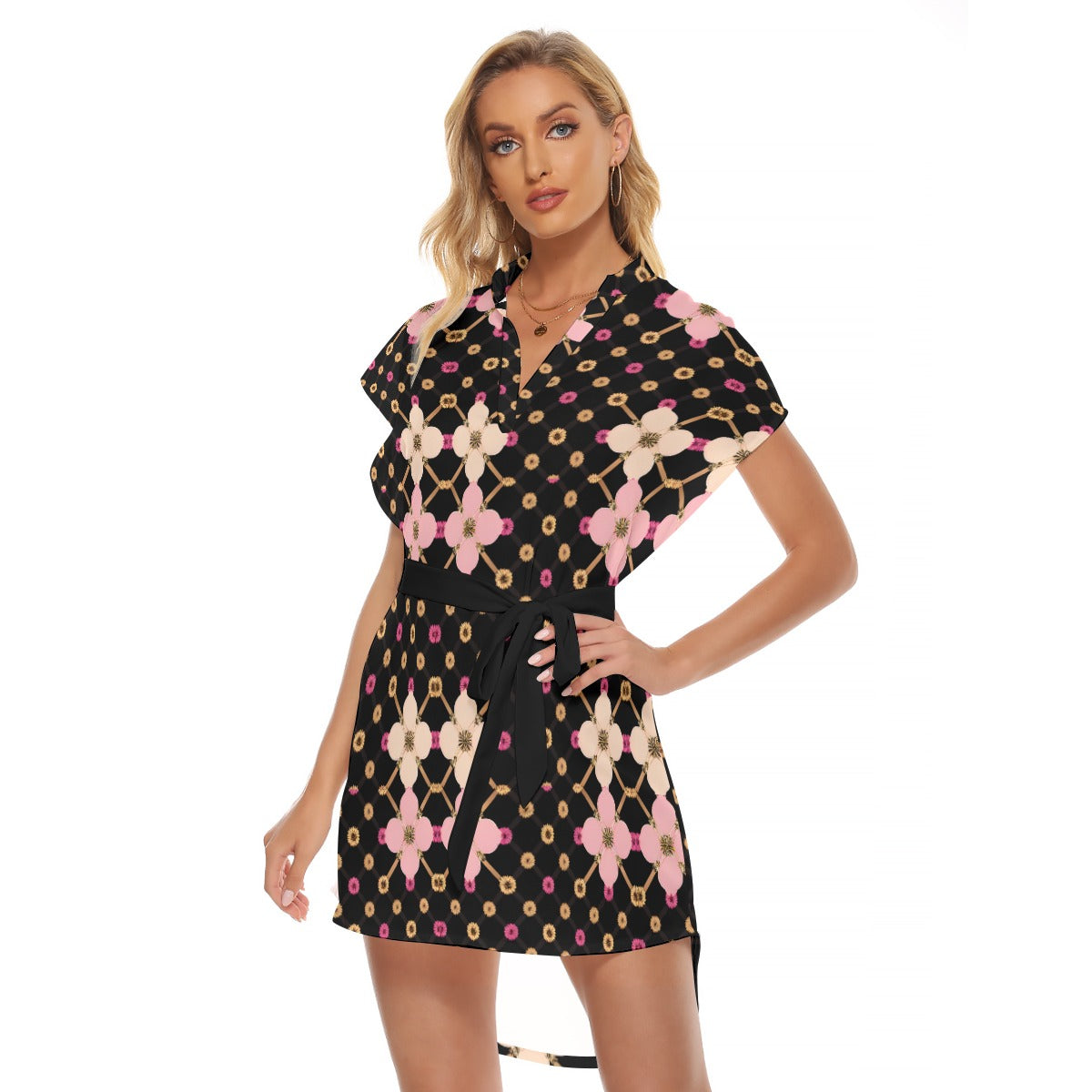 AC KAMI Women's Dress With Belt