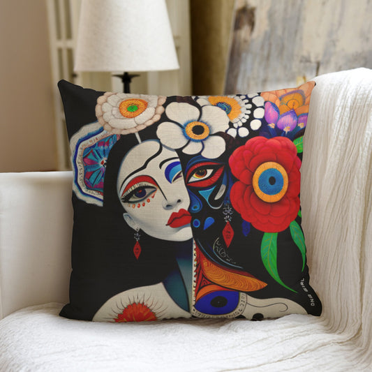 DNA GIRL All-Over Print couch pillow with pillow Inserts (DIRECT)