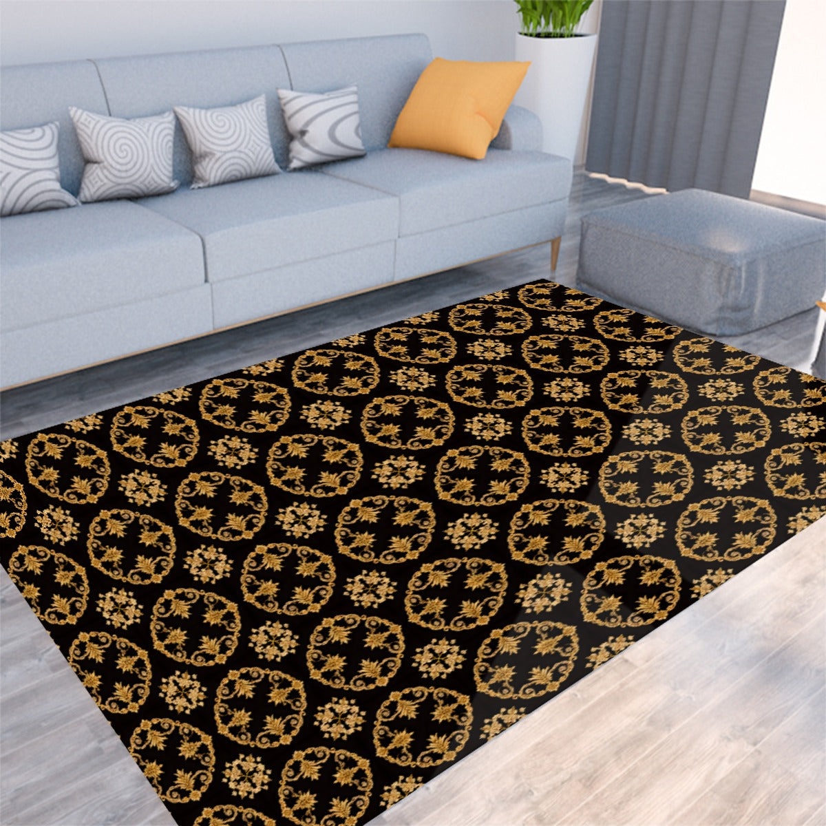 AC BAROQUE "Bellamy" Foldable Rectangular Thickened Floor Mat