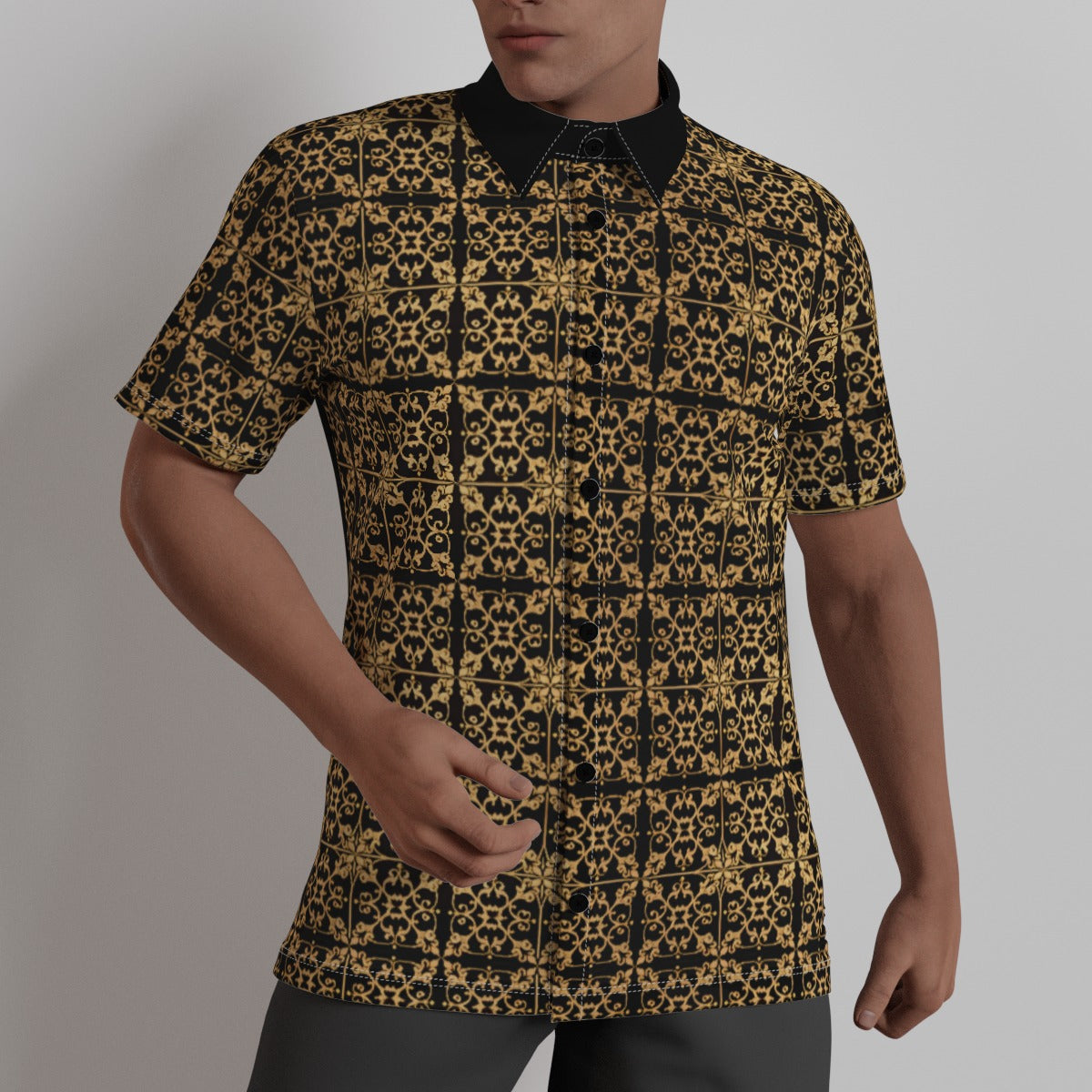 AC BAROQUE All-Over Print Men's Shirt