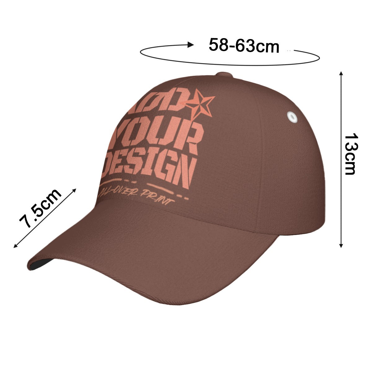 AC KAMI All-Over Print Peaked Cap
