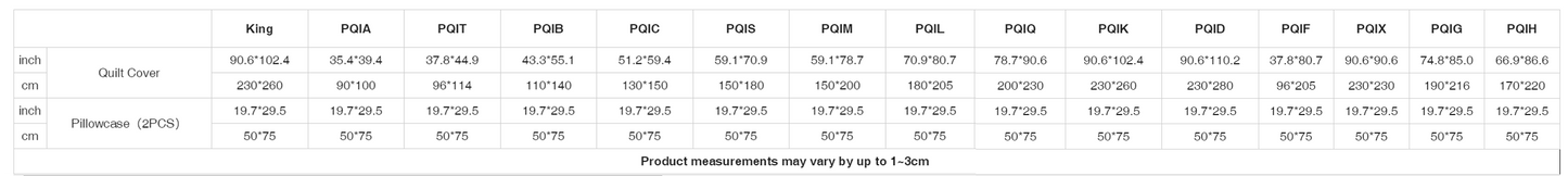 Quilt & Pillow Cases With Edge-wrapping Strips AC BAROQUE