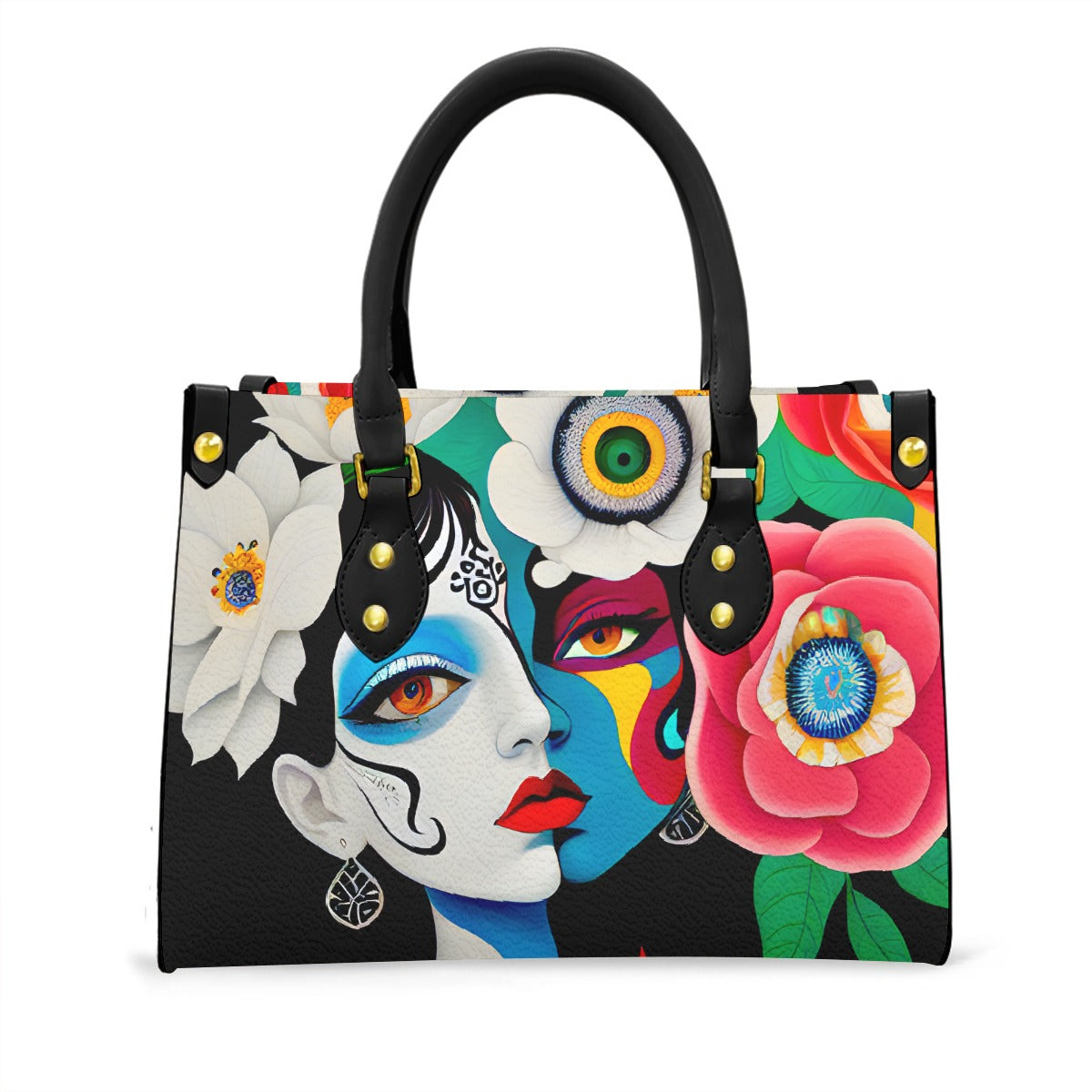 DNA GIRL USA Women's Tote Black Handle