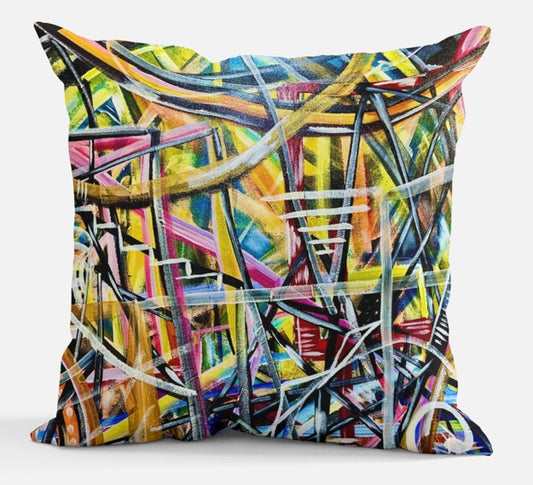 CUSHION "PORTAL ART NO 2' LIMITED EDITION (50)