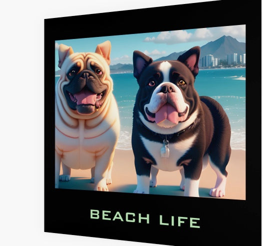 BEACH LIFE ART  (NO 91) X 10 CARDS MP