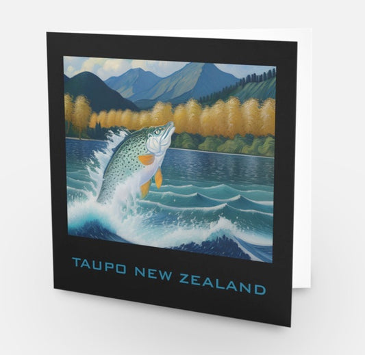 TAUPO EXTREME SPORTS TROUT FISHING (NO 48) X 10 CARDS MP