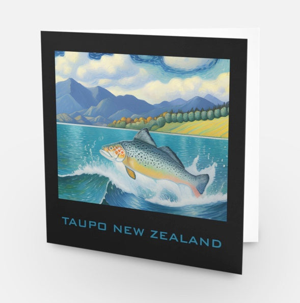 TAUPO EXTREME SPORTS TROUT FISHING (NO 49) X 10 CARDS MP