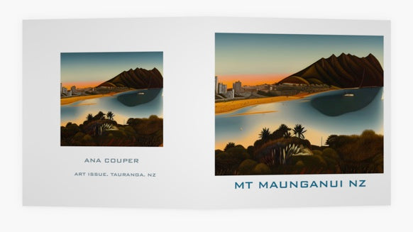 MT MAUNGANUI ART CARD (NO 74) X 10 CARDS