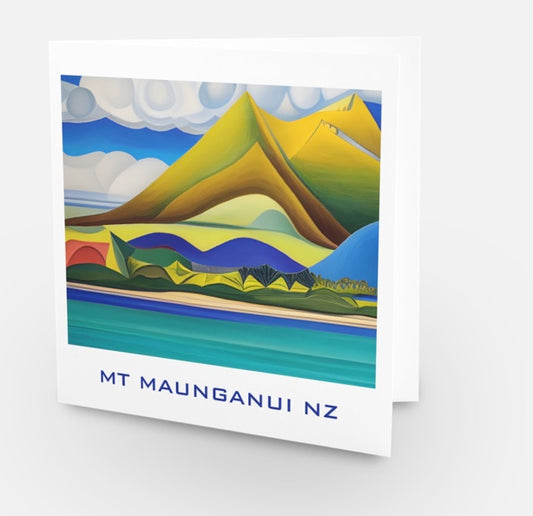 MT MAUNGANUI ART CARD (NO 76) X 10 CARDS