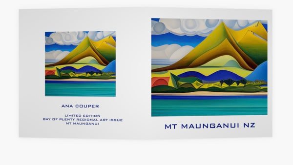 MT MAUNGANUI ART CARD (NO 76) X 10 CARDS