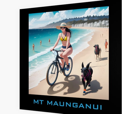 MT MAUNGANUI ART CARD (NO 89) X 10 CARDS