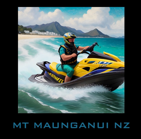 MT MAUNGANUI BEACH ART SERIES (NO 102) X 10 CARDS