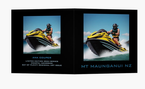 MT MAUNGANUI BEACH ART SERIES (NO 103) X 10 CARDS