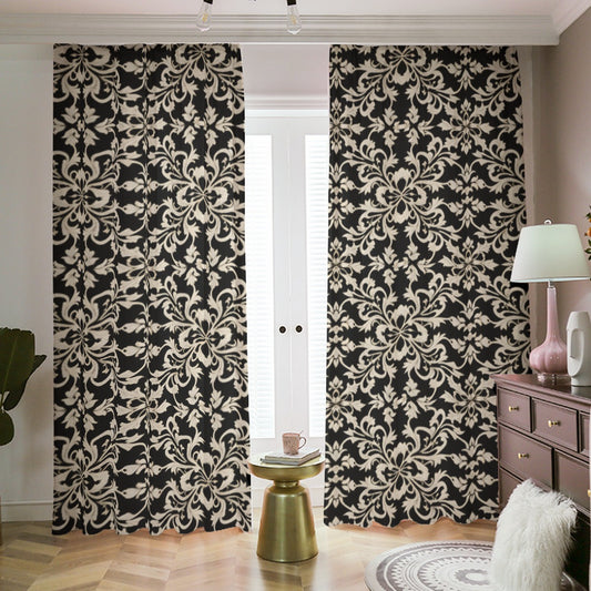 AC BAROQUE Blackout Curtains with Hooks | 265(gsm)