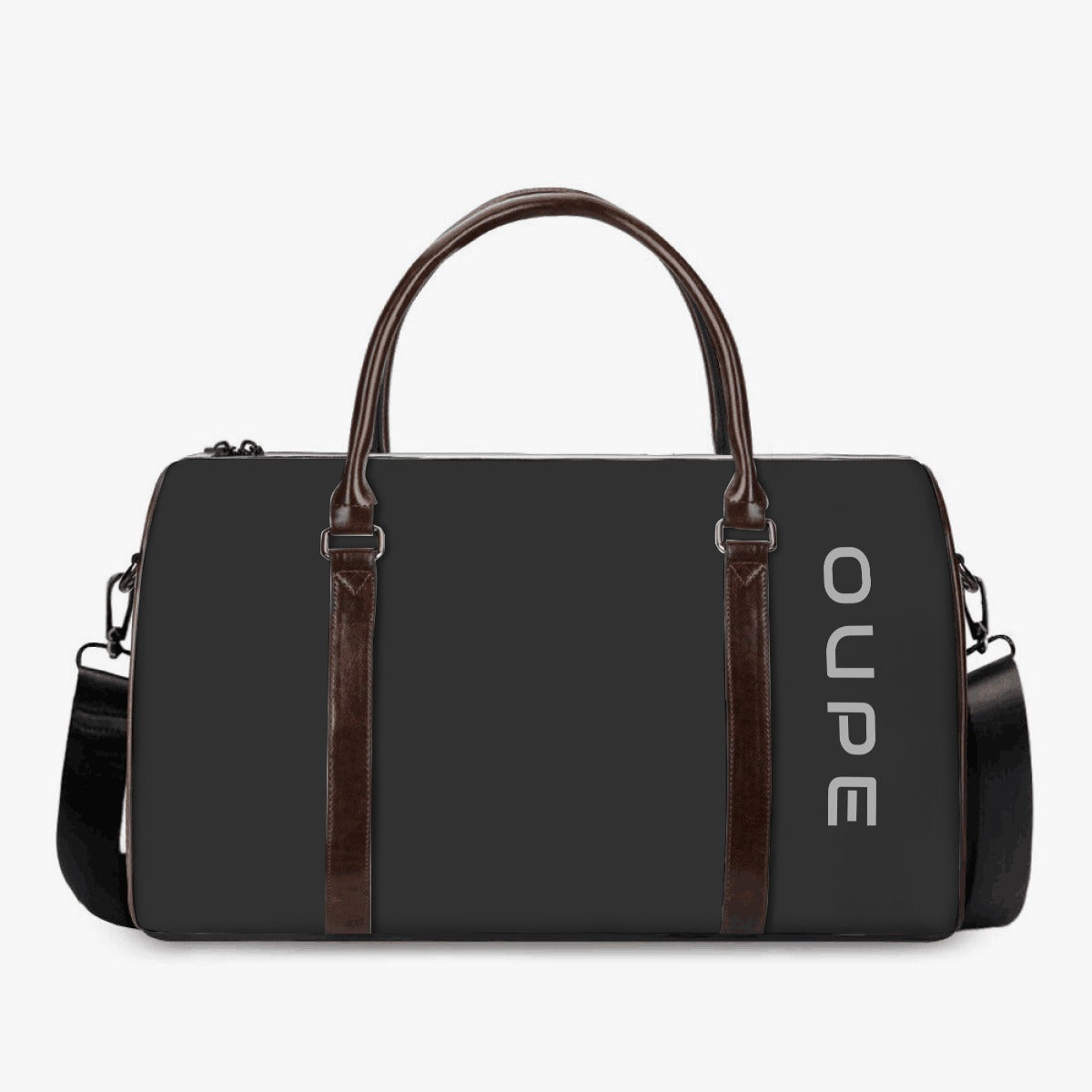AC BAROQUE "OUPE" Designer Overnight Duffle Bag (Black)